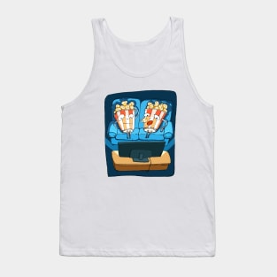 TV and Popcorn Tank Top